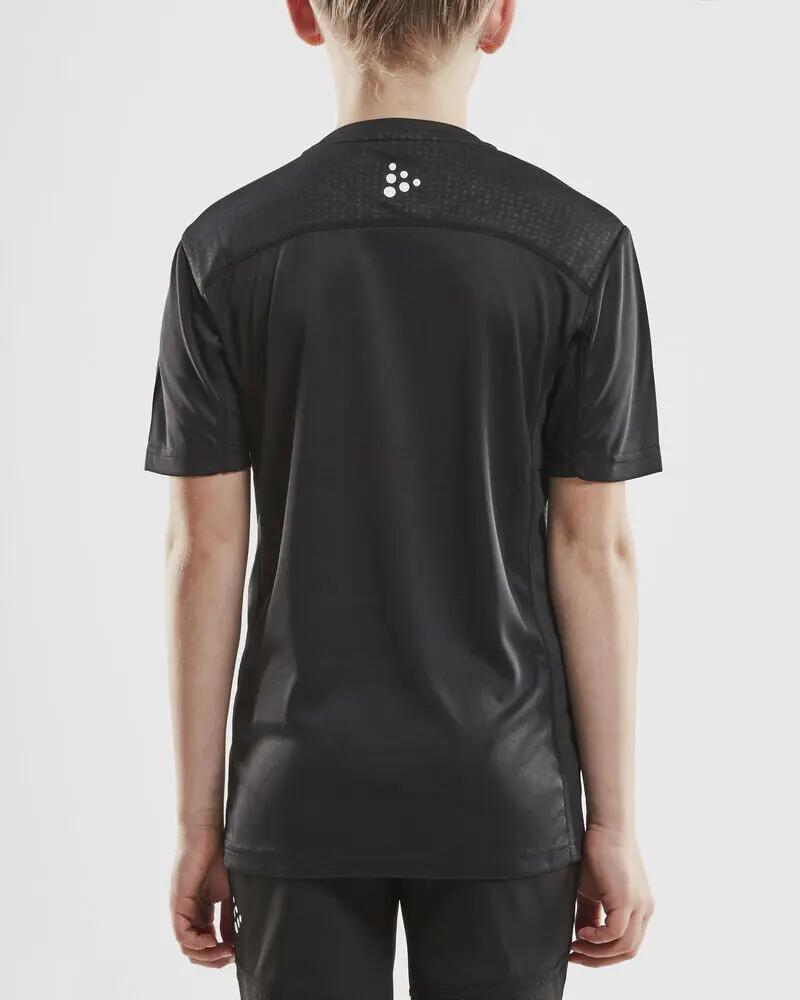 craft Rush SS Tee Jr – T‑shirt júnior leve em poliéster 3/4