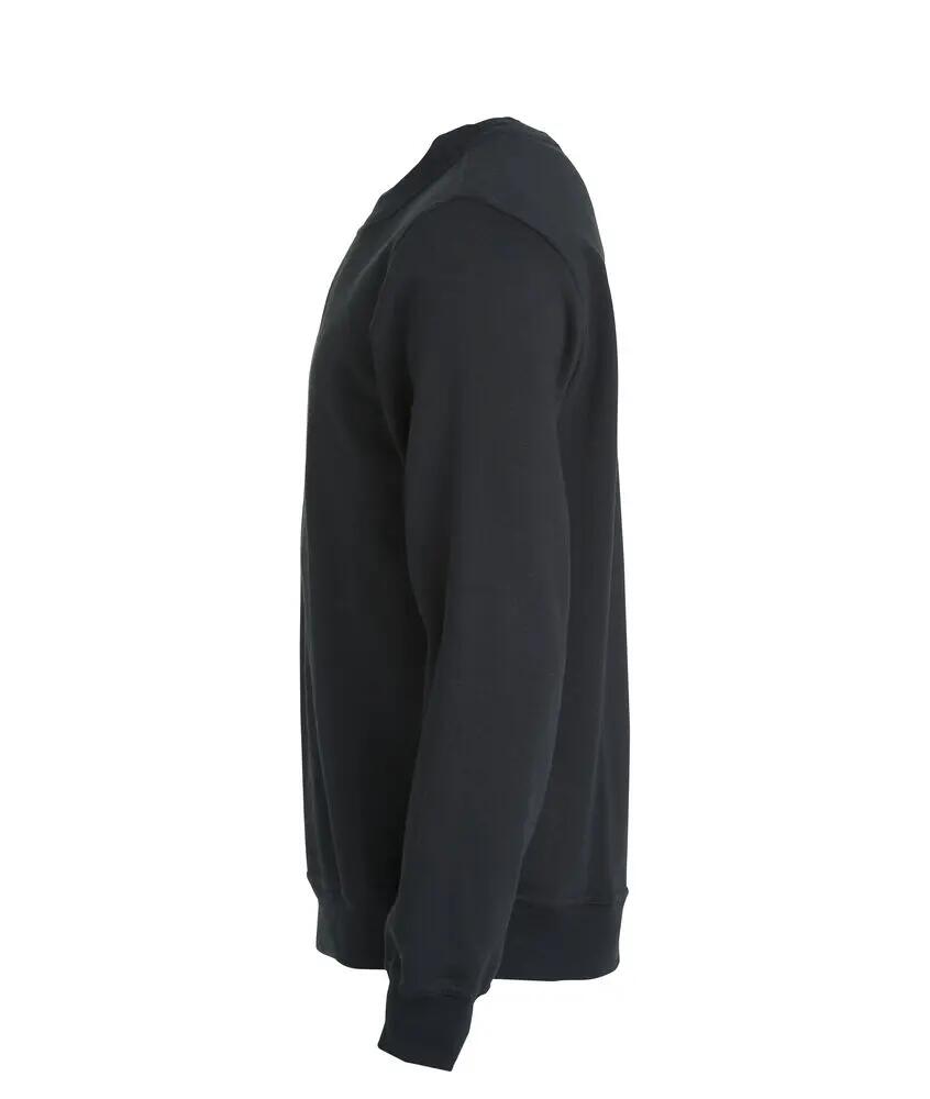 clique Basic Roundneck sudadera cuello redondo unisex negra 3XL 3/4
