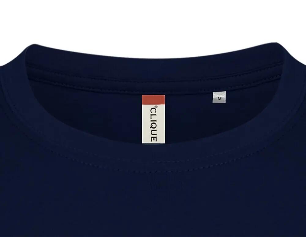 clique Basic-T T-shirt homem corte ajustado em algodão – dark navy 5/5