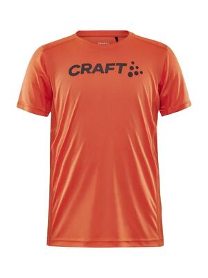 Craft rush ss tee jr - lichtgewicht junior t-shirt met vochtafvoer – vibrant