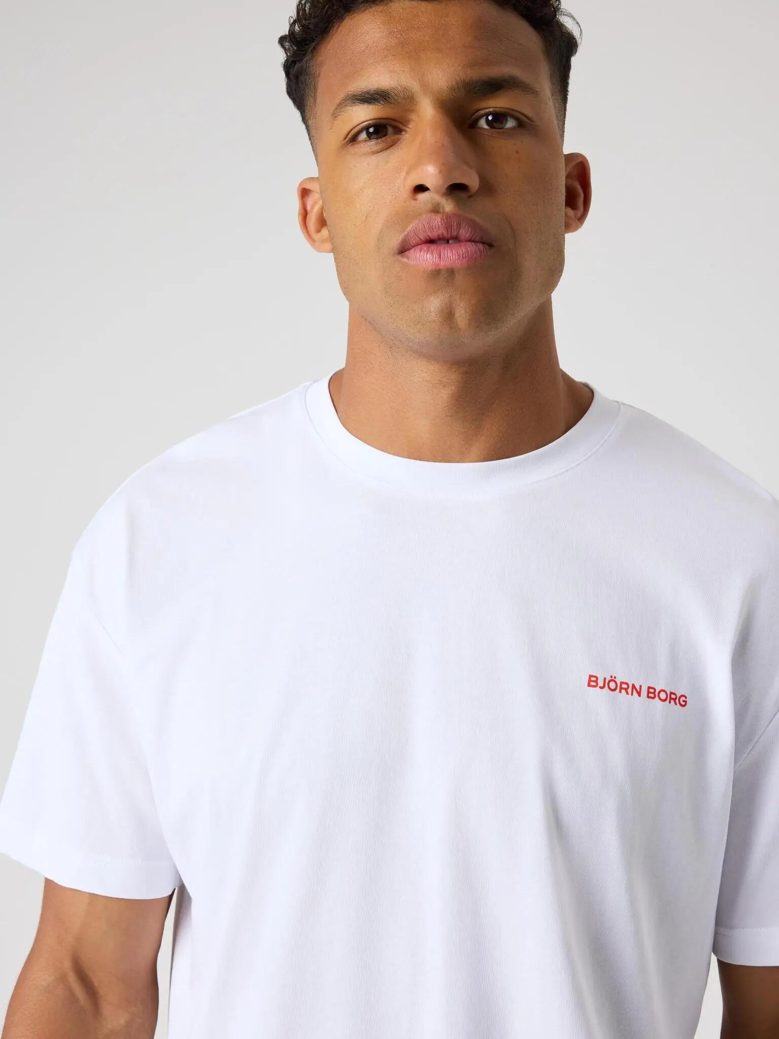 bjorn_borg BORG GYM PRIDE OVERSIZED T-SHIRT in poliestere riciclato – BRILLIANT 5/5