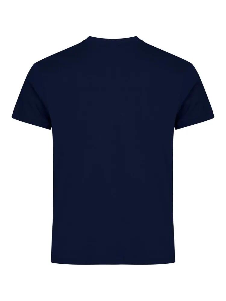 clique Basic-T T-shirt homem corte ajustado em algodão – dark navy 4/5