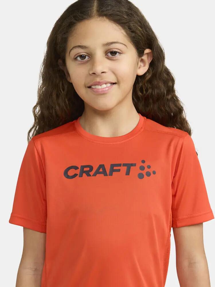 craft Rush SS Tee Jr - T-shirt júnior leve com transporte de humidade 4/5