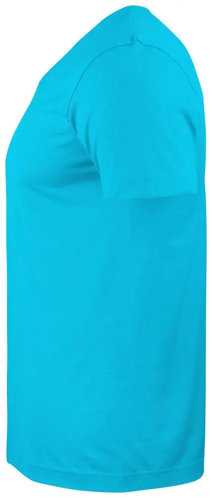 clique Basic-T V-neck Camiseta cuello V turquesa algodón 3/4