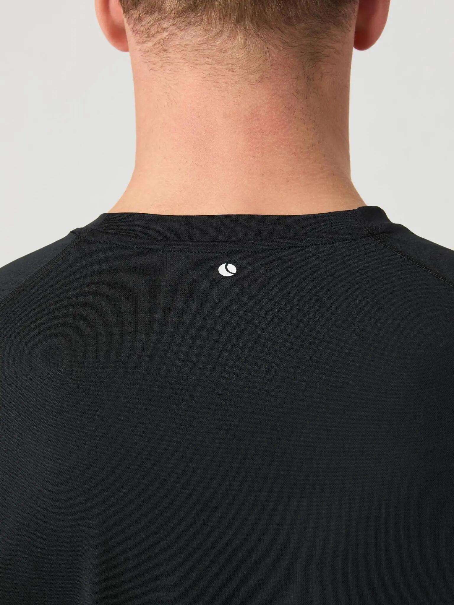 bjorn_borg BORG ATHLETIC T-SHIRT em poliéster reciclado - BLACK BEAUTY 4/5