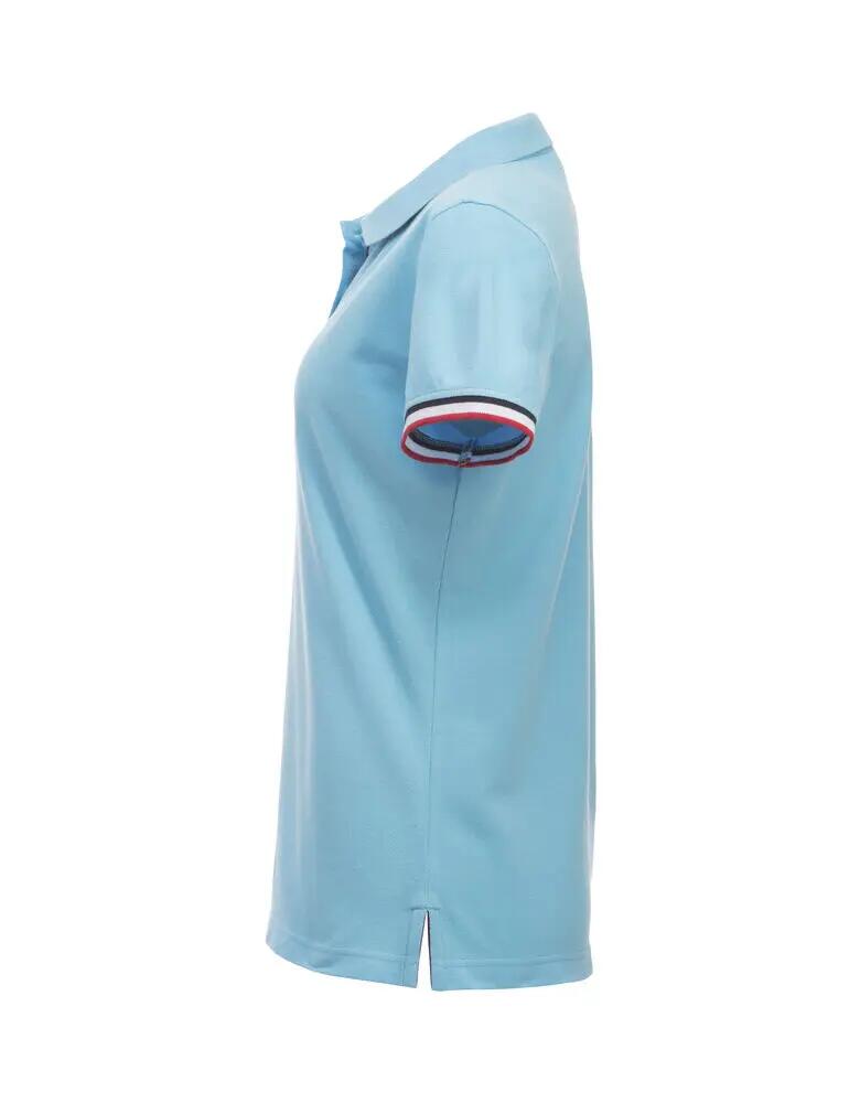 clique Polo Newton Women 100% cotone pettinato – sky blue 3/4