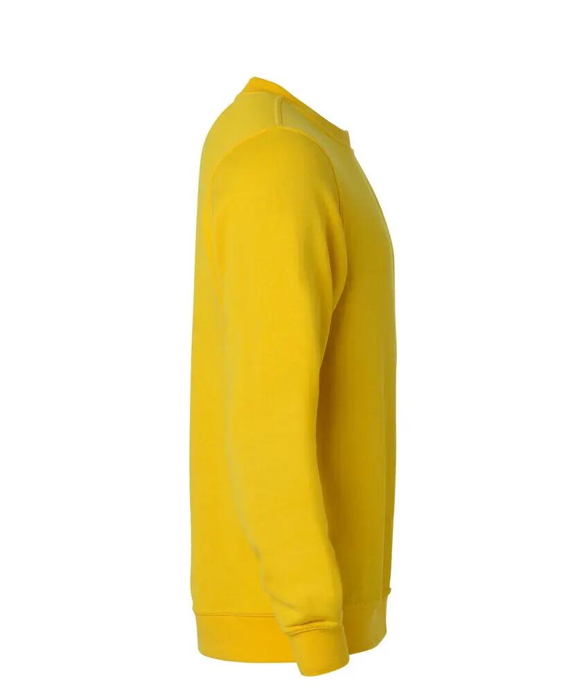 clique Basic Roundneck felpa unisex, anti-pilling, lemon 4/4
