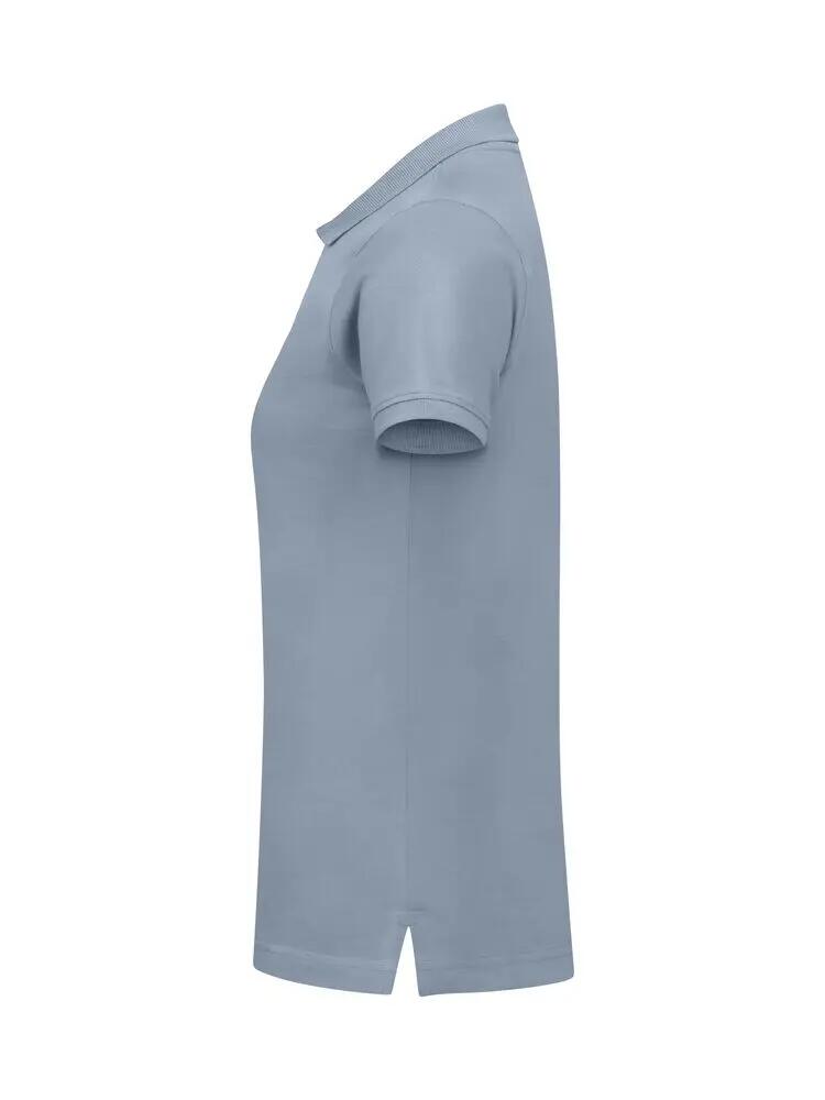 clique Polo Classic Marion S/S en coton, coupe moderne — Soft Blue 2/4