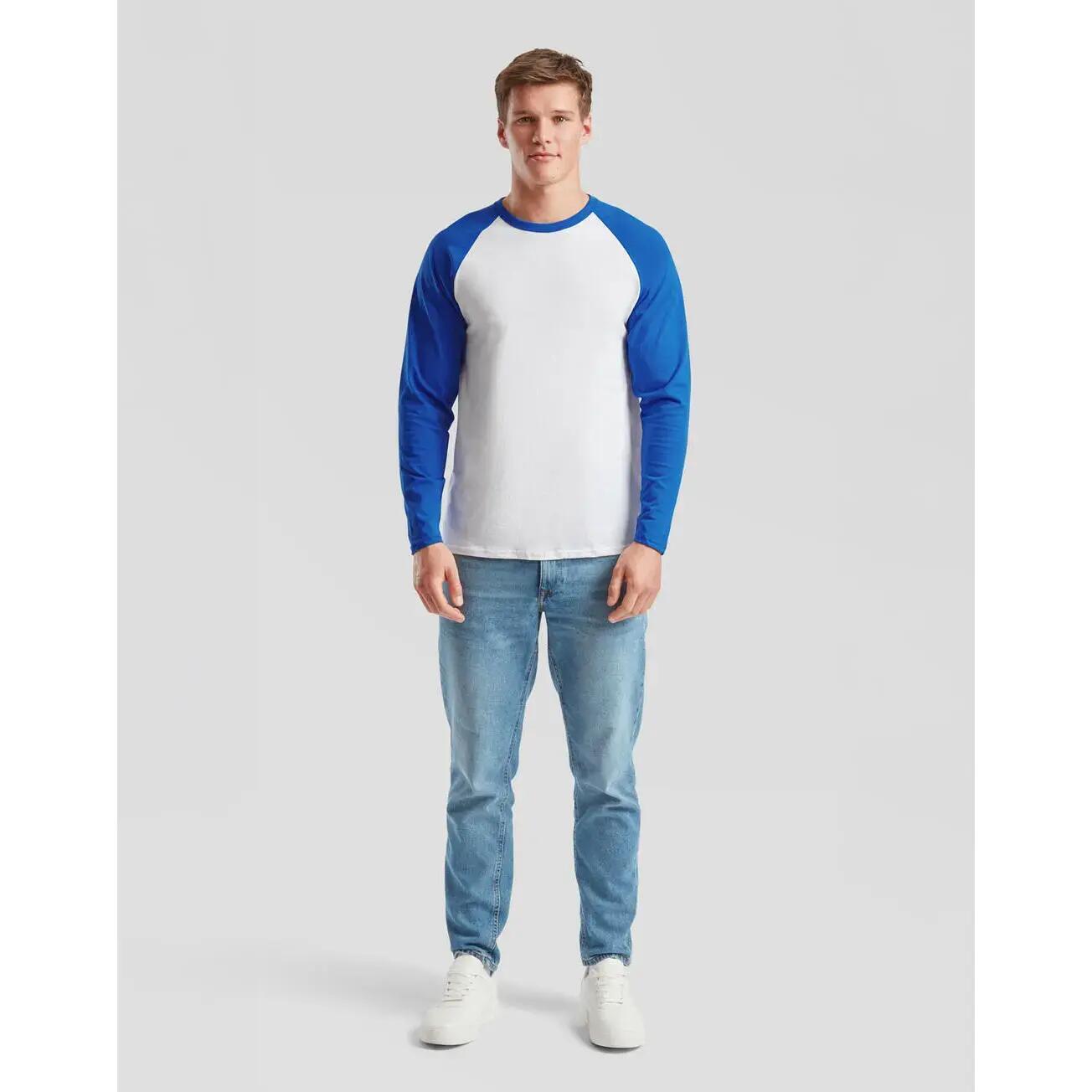 Langarmshirt Fruit of the Loom Valueweight 4/5