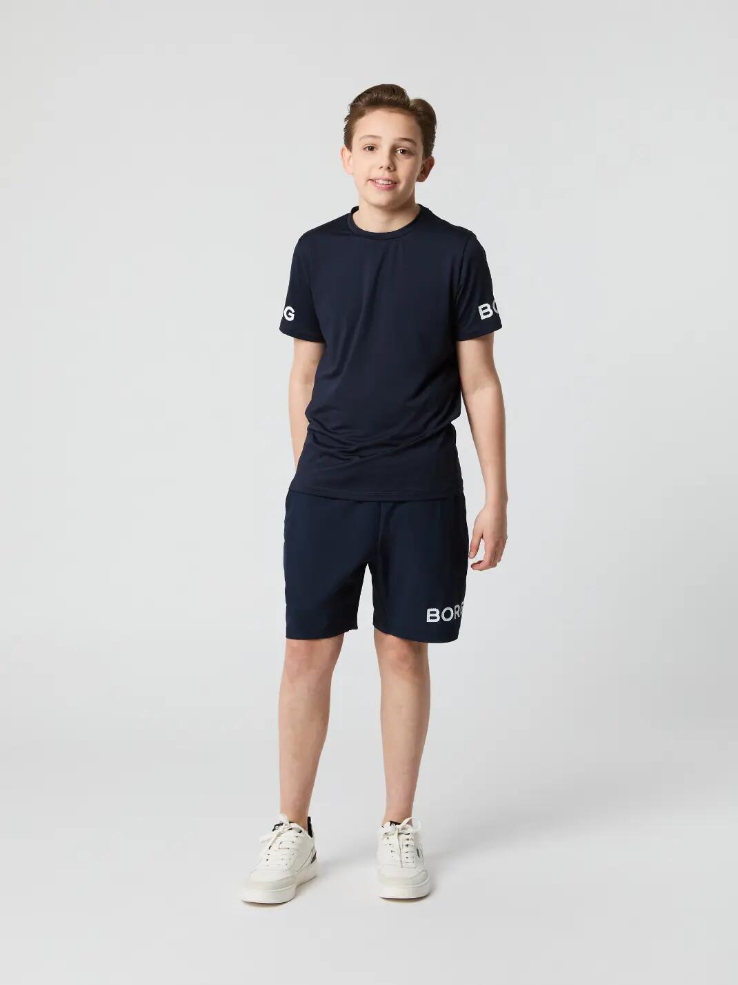 bjorn_borg BORG T-SHIRT Junior van gerecycled polyester NIGHT SKY 3/5