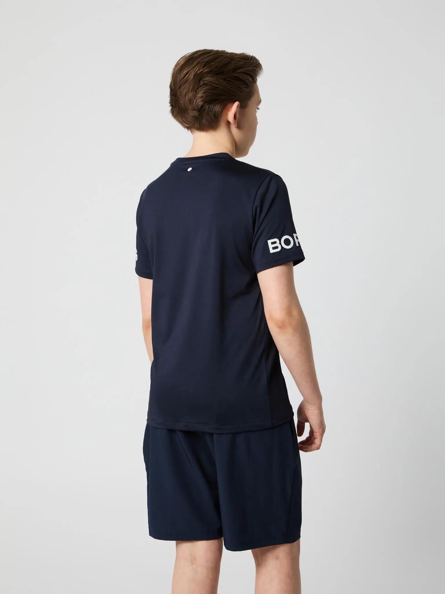 bjorn_borg BORG T-SHIRT Junior van gerecycled polyester NIGHT SKY 2/5