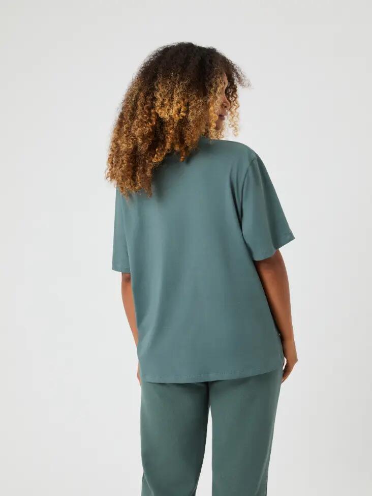 bjorn_borg STUDIO OVERSIZED T-SHIRT — corte oversize, BALSAM GREEN 2/4