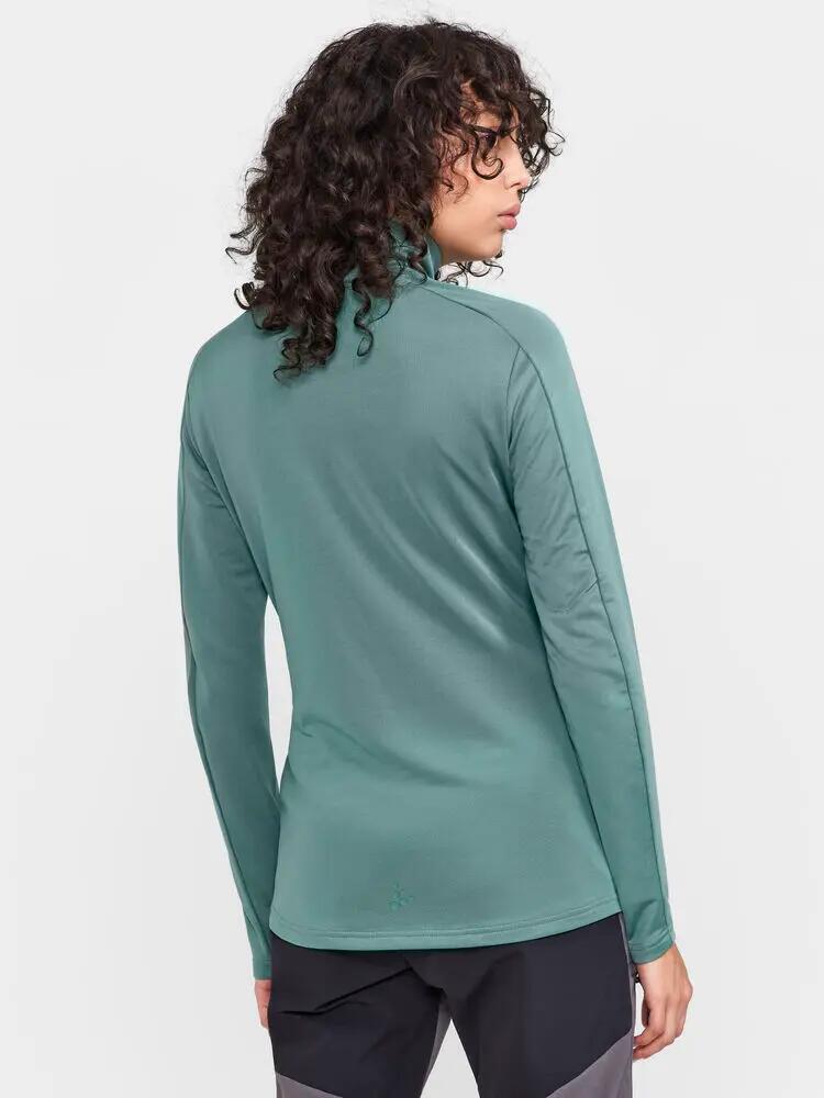 craft Gain Midlayer W - mezza-zip in tessuto morbido 2/4