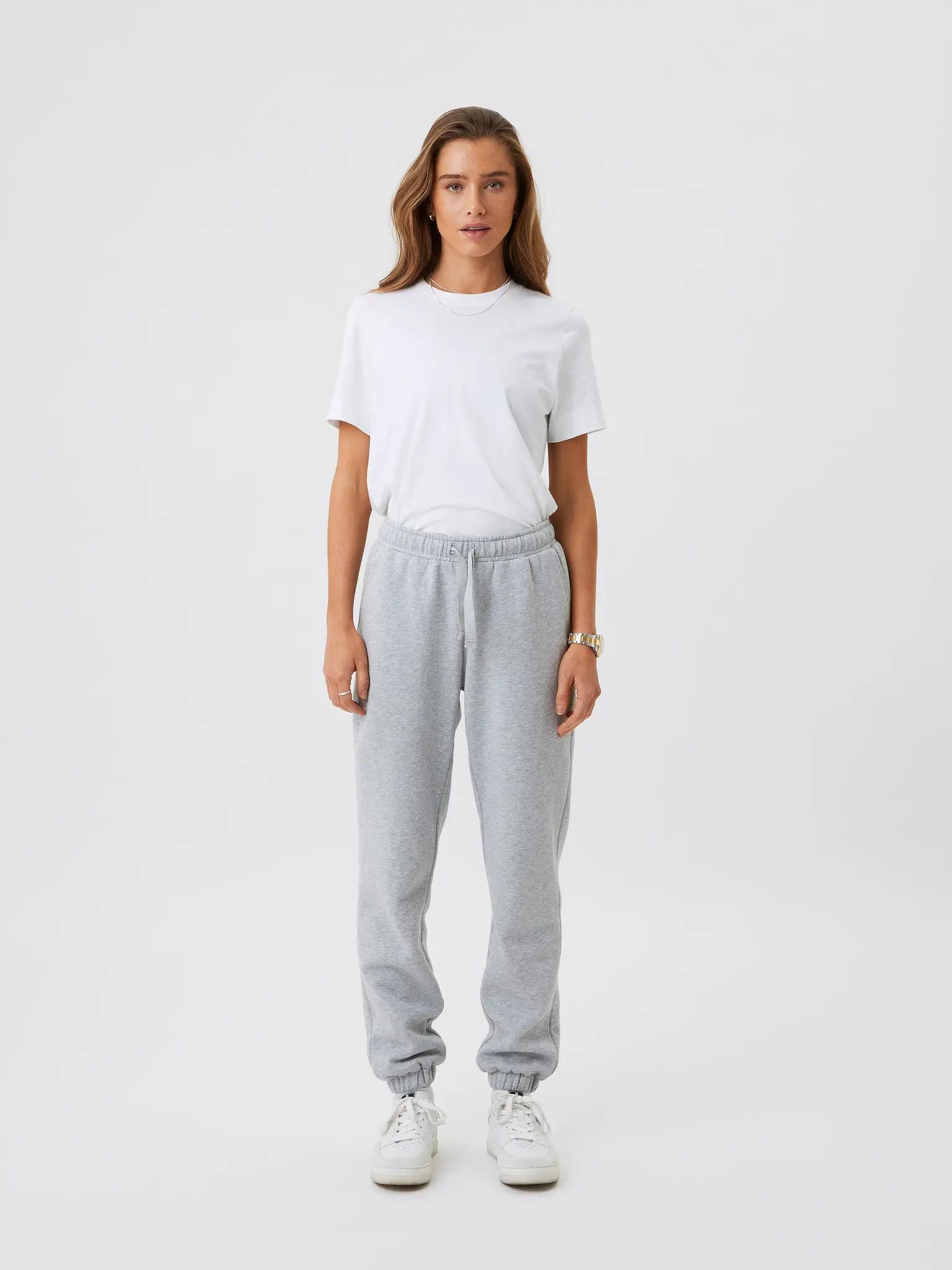 bjorn_borg CENTRE PANTS mulher LIGHT GREY MELANGE 5/5