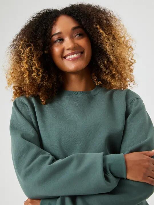 bjorn_borg CENTRE SWEATSHIRT per WOMEN — BALSAM GREEN 4/5