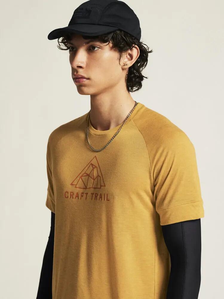 craft Wool SS Tee M t-shirt manga curta em poliéster reciclado e lã 7/7