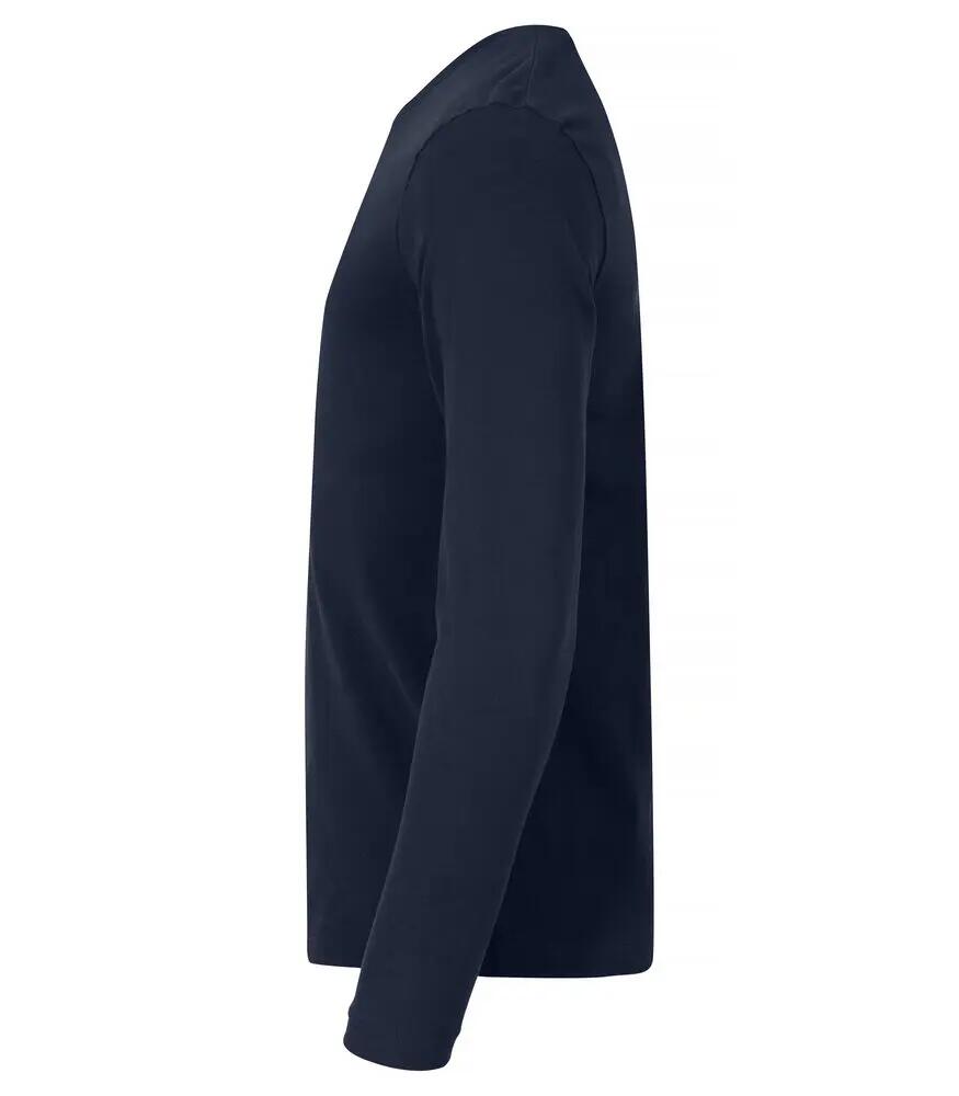 clique Premium Fashion-T L/S – T-shirt manica lunga premium in cotone 3/4