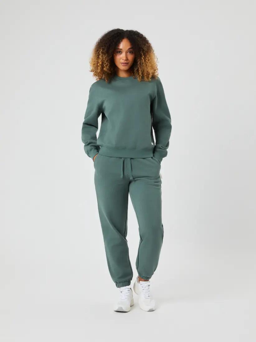 bjorn_borg CENTRE SWEATSHIRT per WOMEN — BALSAM GREEN 3/5