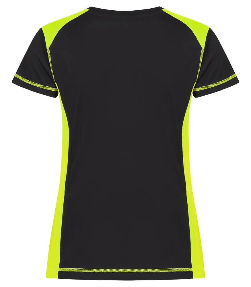 clique Ambition-T Women Kontrast-T-Shirt hohe Sichtbarkeit 2/4