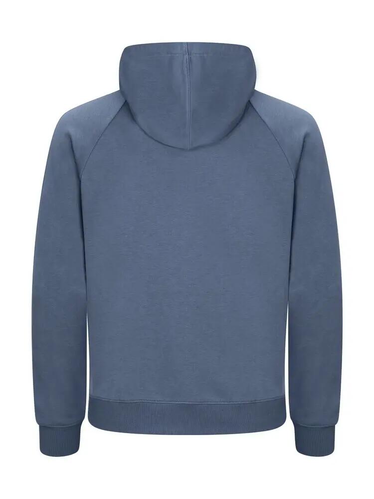 clique Miami PRO Hoody Full Zip katoen en gerecycled - Steel Blue 3/4