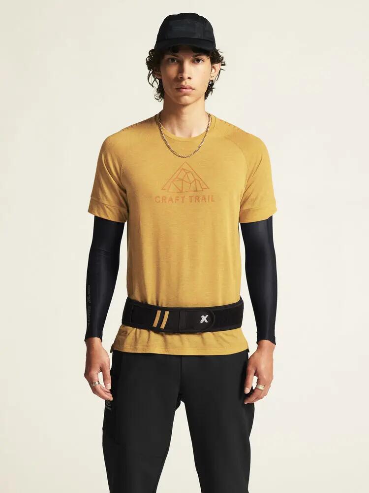 craft Wool SS Tee M t-shirt manga curta em poliéster reciclado e lã 5/7