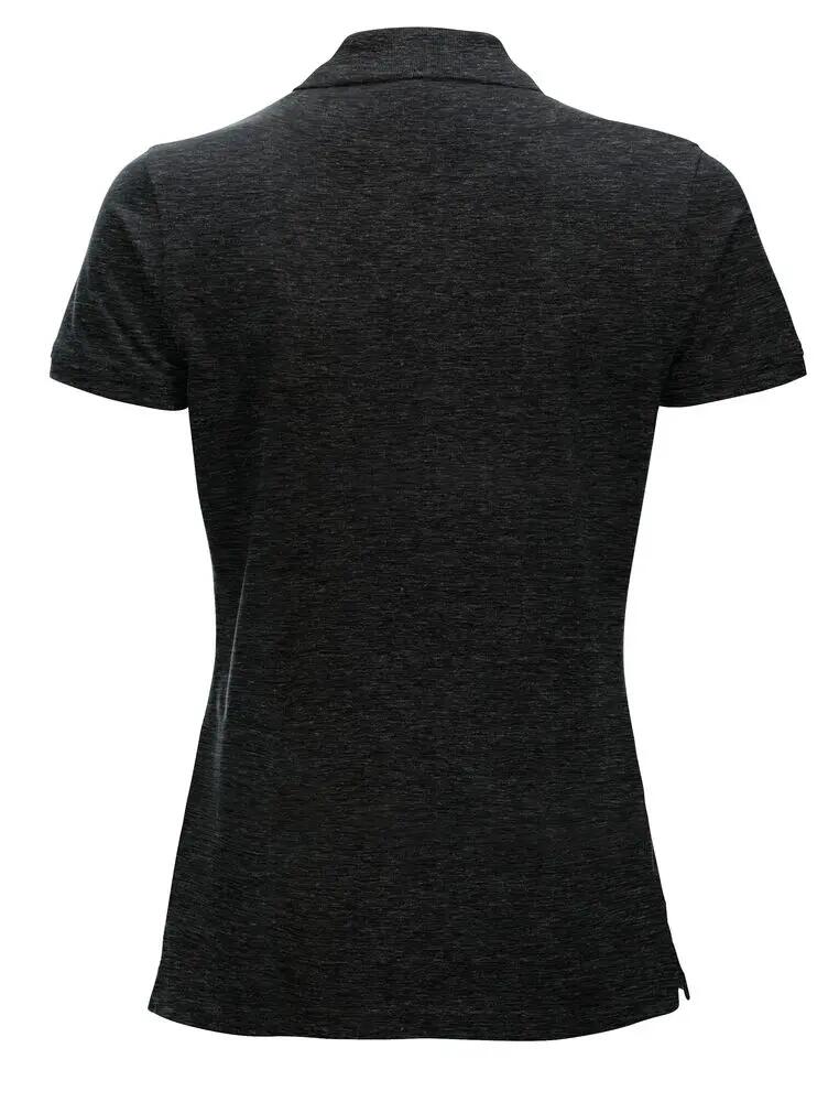 clique Classic Marion S/S polo donna in cotone, vestibilità moderna, anthracite 2/4
