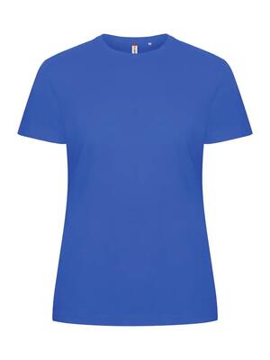 Clique basic-t women t-shirt slim fit katoen, royal blue