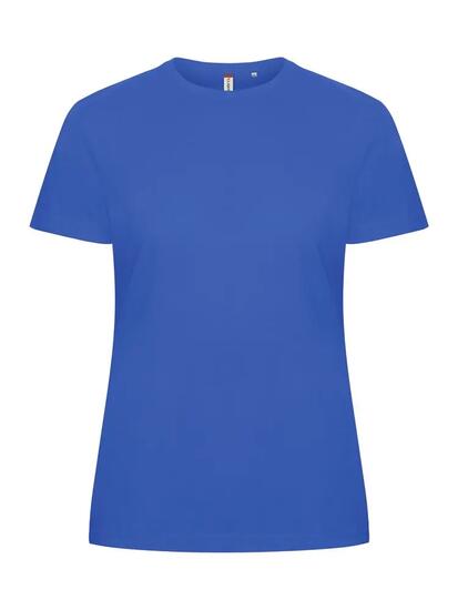 clique Basic-T Women T-shirt slim fit katoen, royal blue