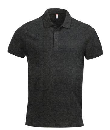 clique Classic Lincoln S/S polo homme anthracite melange 3XL