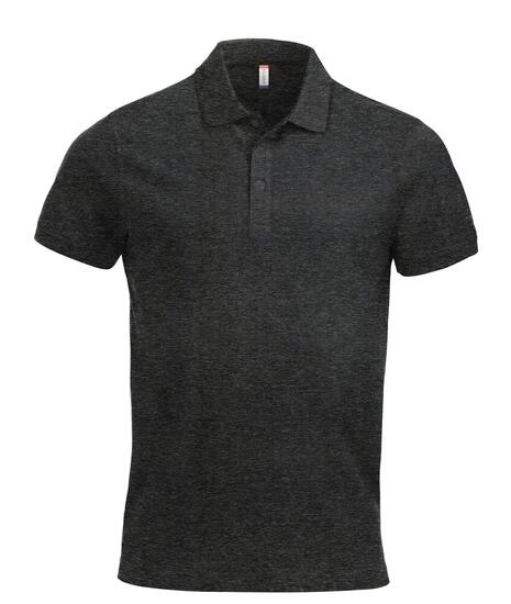 clique Classic Lincoln S/S polo homme anthracite melange 3XL