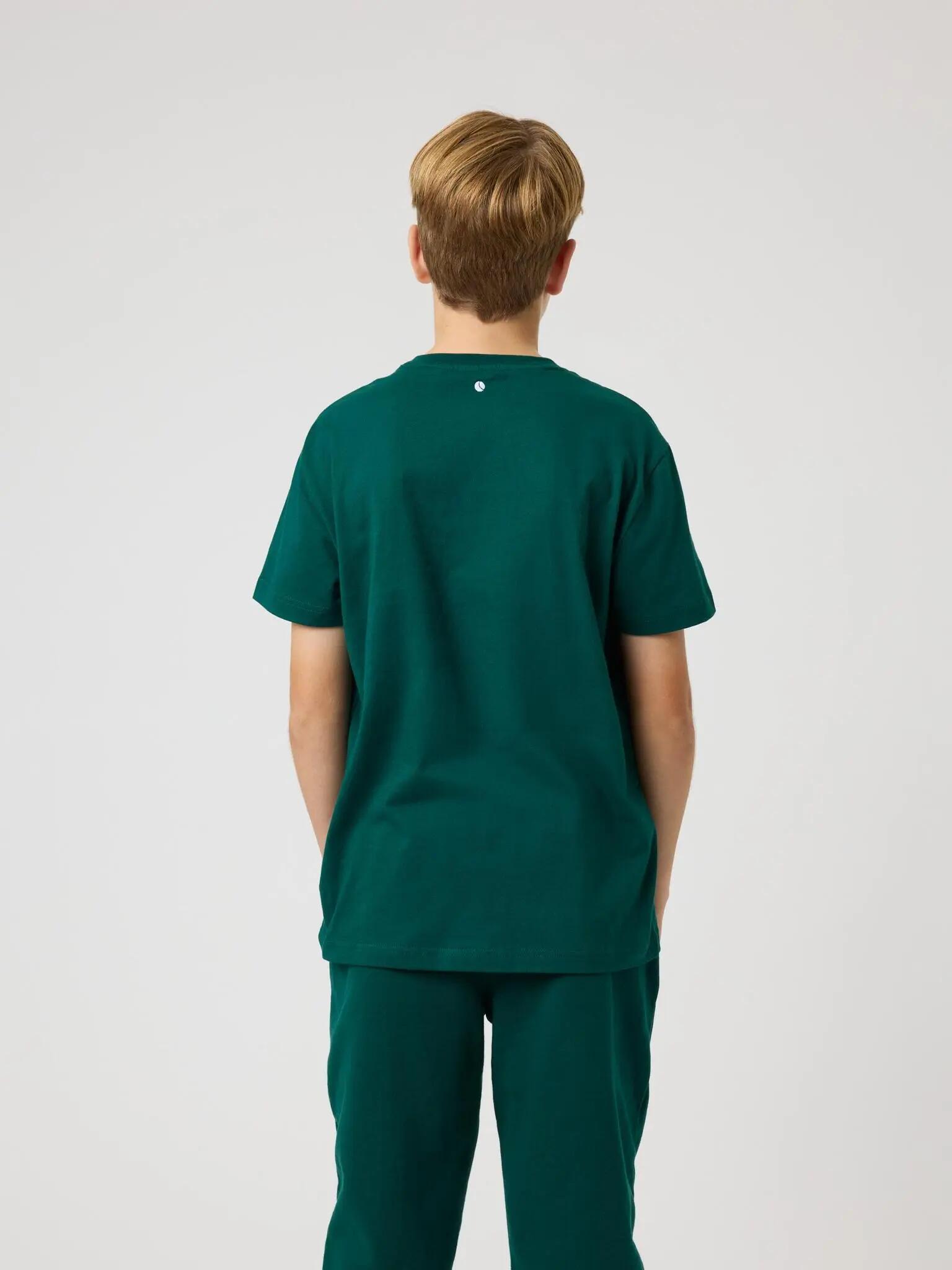 bjorn_borg BORG CLASSIC T-SHIRT JUNIOR RAIN FOREST 2/5