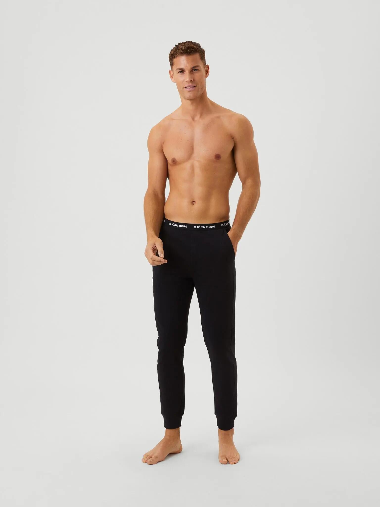 bjorn_borg CORE LOUNGEWEAR PANTS en BLACK BEAUTY pour homme 3/4