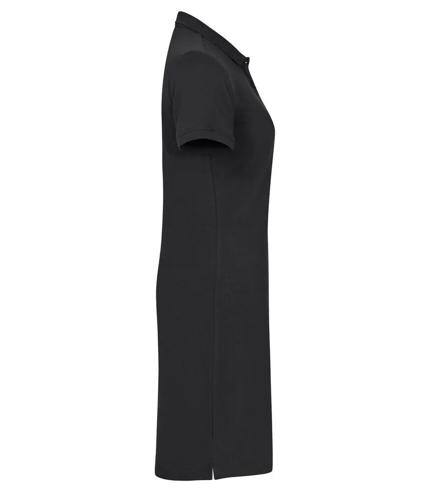 clique vestito polo Marietta in cotone nero 4/4