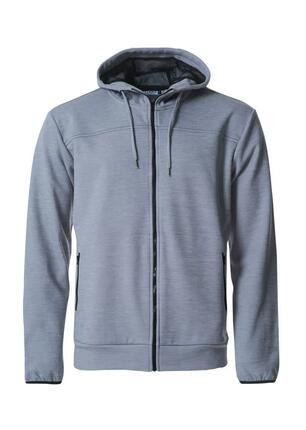 clique Ottawa Herren-Kapuzenjacke 100% Polyester ash