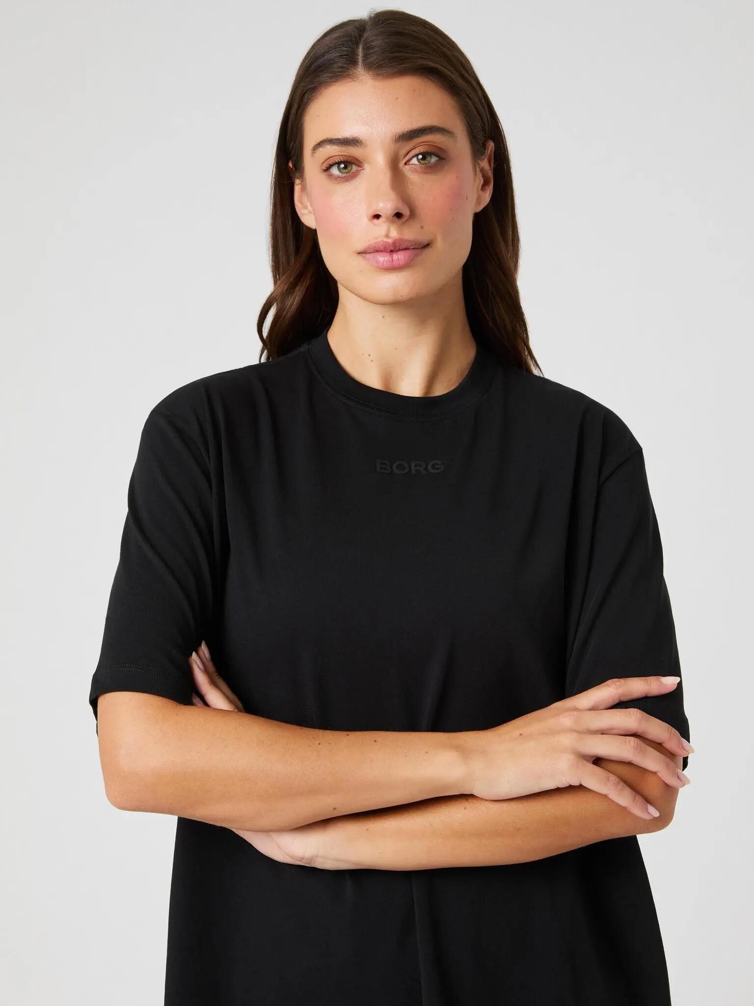 bjorn_borg Oversize T-shirt STUDIO z recyklowanego poliestru - BLACK BEAUTY 4/4