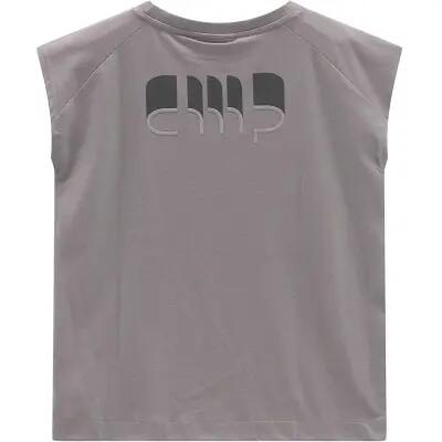 cmp T-shirt donna cotone/poliestere - U331 Dove Grey 2/5