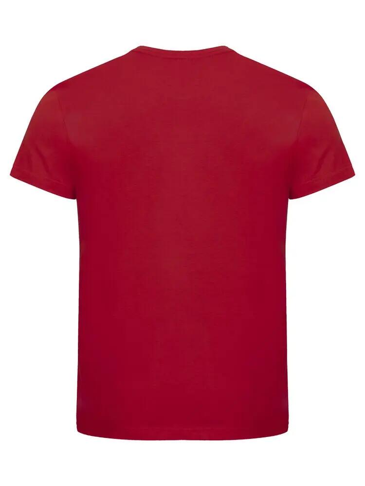 clique Classic OC-T T-shirt uomo cotone biologico rosso 4XL 3/4