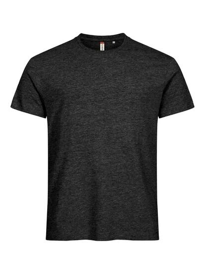 clique Basic-T T-shirt homme slim en Anthracite Melange