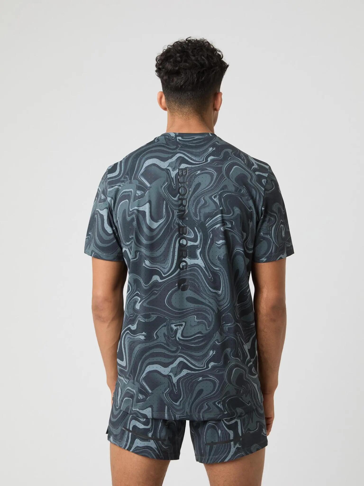 bjorn_borg BORG PERFORMANCE PERFORATED T-SHIRT - BB LIQUID 1 2/5
