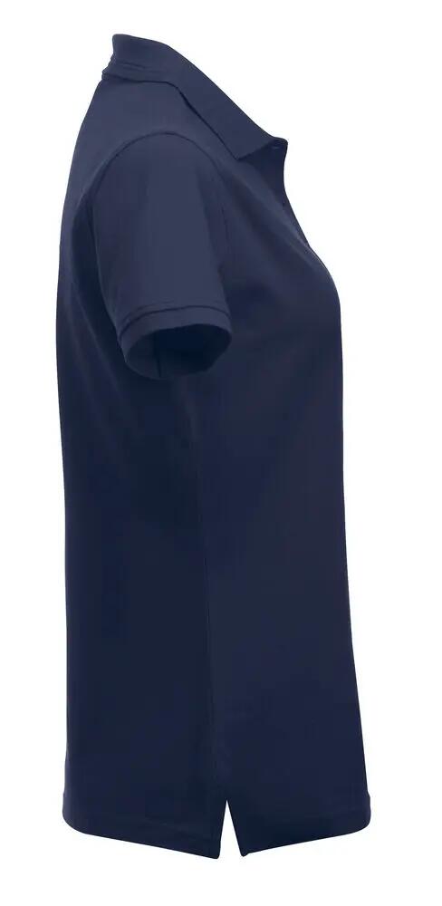 clique Polo Manhattan Women dark navy – colletto a costine con righe jacquard 4/4