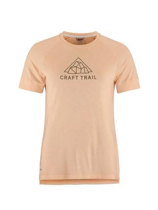 craft T-shirt Wool SS Tee W – jersey chaud en polyester recyclé et laine –