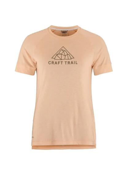 craft T-shirt Wool SS Tee W – jersey chaud en polyester recyclé et laine –