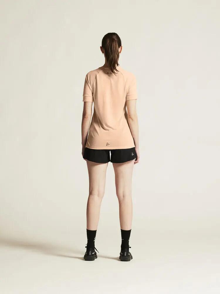 craft Wool SS Tee W maglia maniche corte in poliestere riciclato e lana 7/7