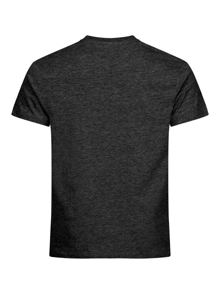 clique Basic-T T-shirt homme slim en Anthracite Melange 3/5