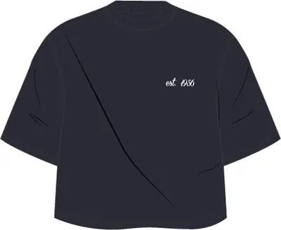 Bjorn_borg studio oversized cropped t-shirt - night sky
