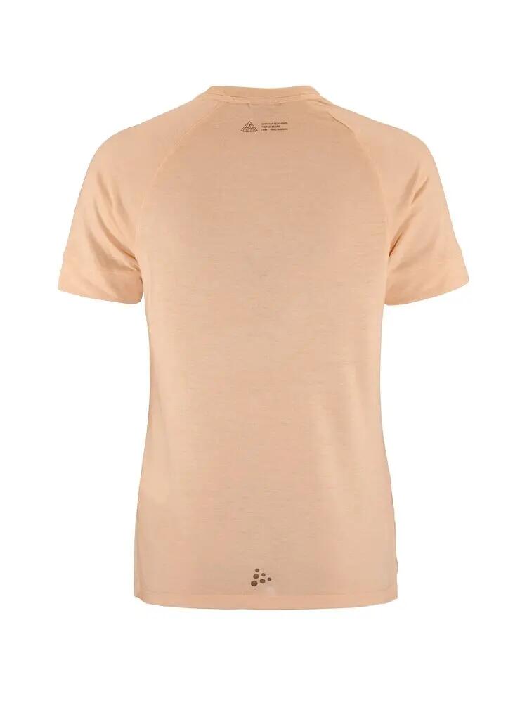 craft Wool SS Tee W maglia maniche corte in poliestere riciclato e lana 3/7