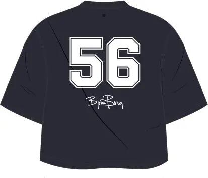 bjorn_borg STUDIO OVERSIZED CROPPED T-SHIRT - NIGHT SKY 2/2