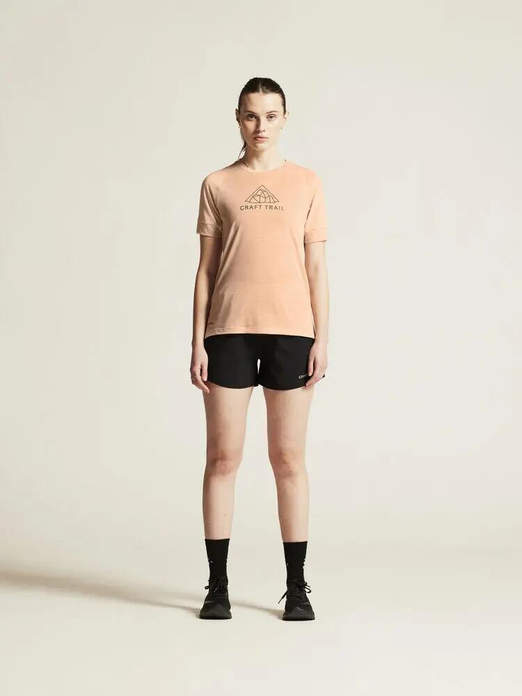 craft Wool SS Tee W maglia maniche corte in poliestere riciclato e lana 2/7
