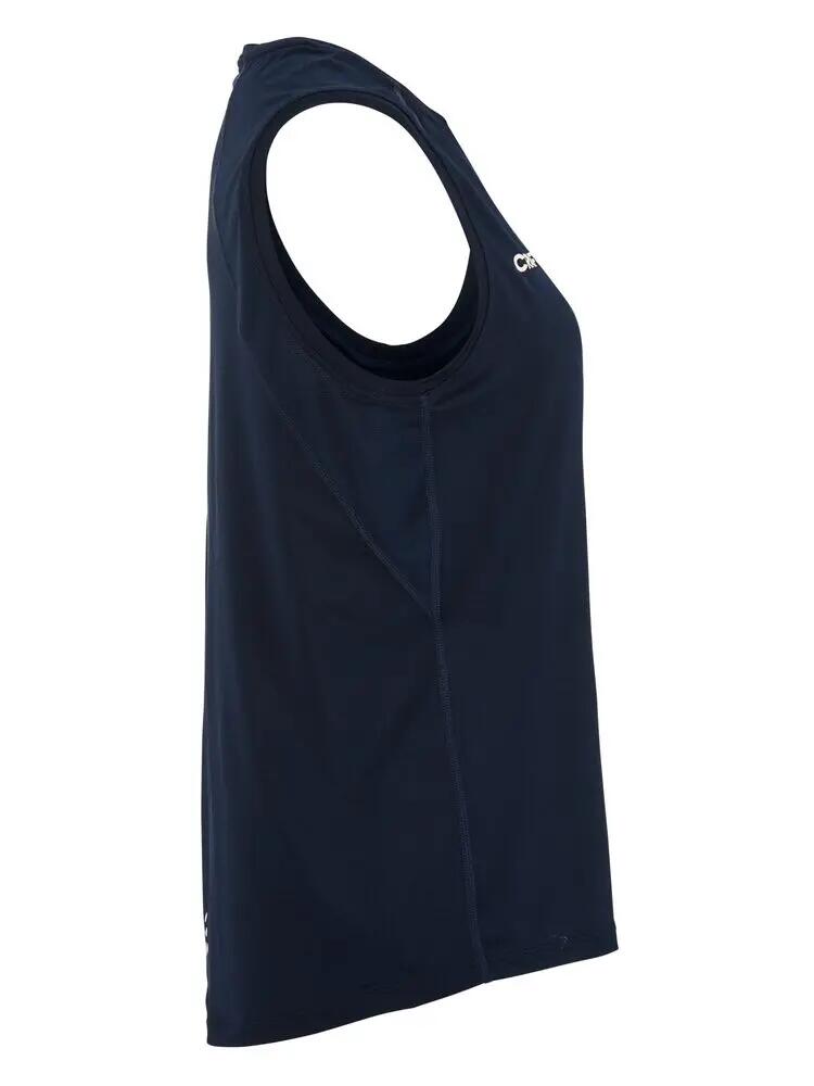 craft Ability SL Tee W — mouwloos trainingsshirt van gerecycled polyester 3/4