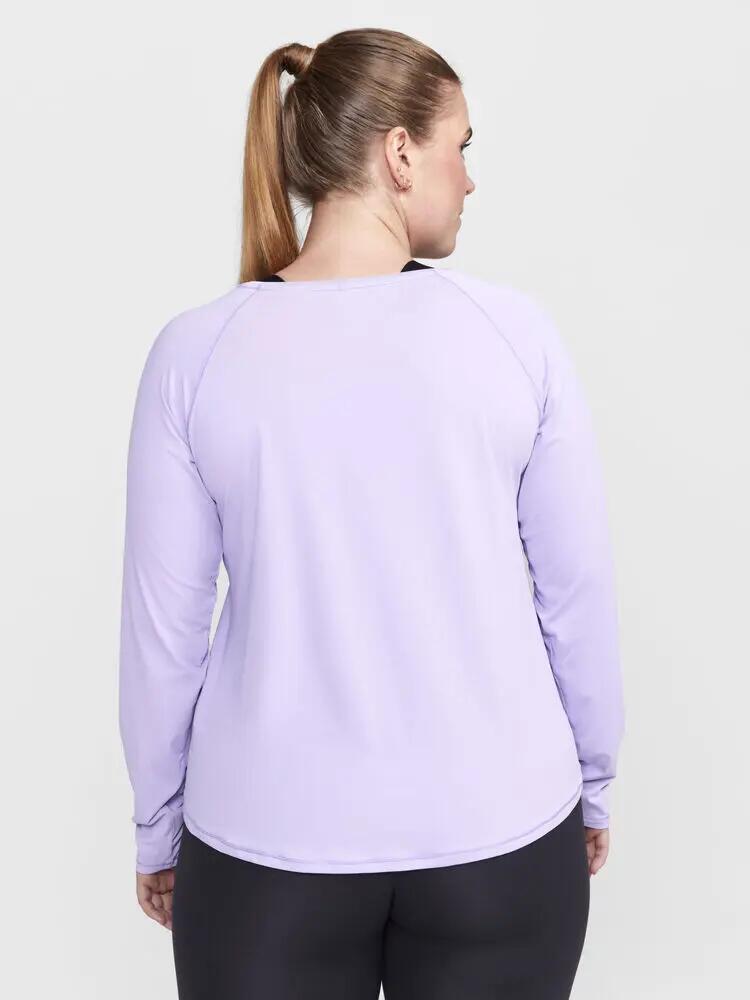 craft Core Essence Ls Plus Tee W – T-shirt manga comprida treino, Lavender 2/3